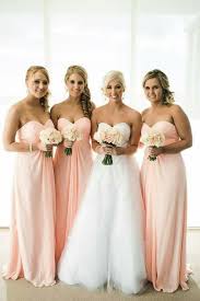 Light Pink Bridesmaid Dresses Sweetheart Chiffon Long Bridesmaid Dresses Sleeveless Bridal Gowns Misszhu Bridal Online Store Powered By Storenvy