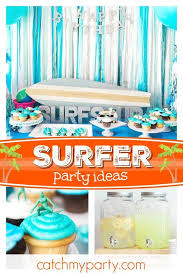 Surfer Theme Birthday 60s Surfer Party Catch My Party Surfer Party Birthday Party Activities Surf Birthday Party