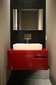 Last step is to tie the vanity down some how. Vessel Sink Vanity Modern Google Search Bathroom Red Modern Bathroom Bathroom Design