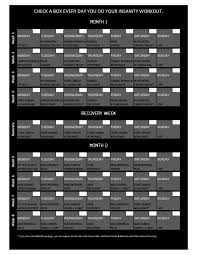 Insanity Workout Schedule Free Download