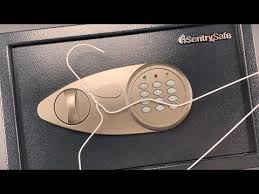 How To Pick A Circle Lock With A Bobby Pin 1020 Sentrysafe Opened With A Coat Hanger Youtube In 2020 Coat Hanger Hanger Corded Phone