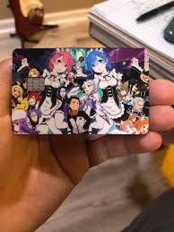 Other anime, game, and novel franchises that have inspired credit cards have included gundam, macross, gonzo. Oc Just Got This Custom Credit Card Cover Re Zero