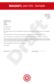 Constructive Dismissal Resignation Letter Uk Template