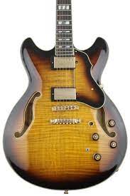 Ibanez Artstar As153 Semi Hollow Electric Guitar Antique Yellow Sunburst Guitar Electric Guitar Ibanez