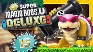 New super mario font u.ttf: New Super Mario Bros U Deluxe 15 Salt Am Fliessband In Roys Festung Youtube