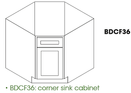 1 door 1 drawer magic corner corner base cabinet (pulls open to the left, blind on right side). Forevermark Uptown White Bdcf36 Base Diagonal Corner Sink Cabinet Rta Kitchen Cabinet