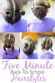 Make a ponytail and divide it into sections. 5 Back To School Hair Styles In Under 5 Minutes