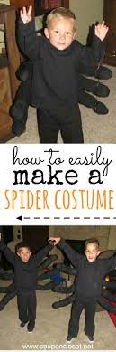 How To Make A Spider Costume Quick And Easy Spider Costume Kids Spider Costume Boy Halloween Costumes