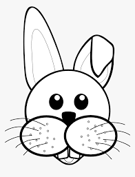 Vector illustrated portrait of red point rabbit on violet background. Rabbit Black And White Bunny Black And White Bunny Easter Bunny Face Clipart Hd Png Download Kindpng