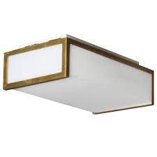 Small Rectangular Flush Mount By Jean Perzel 1stdibs Com Led Ceiling Lights Light Fixtures Flush Mount Ceiling Lights