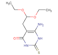 6-AMINO-5(2,2-DIETHOXYETHYL)-4-HYDROXY-2-MERCAPTOPYRIMIDINE ...