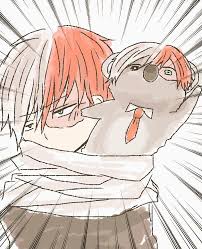 Todoroki Shouto Koala Todoroki Shouto Hero My Hero Academia Boy Art