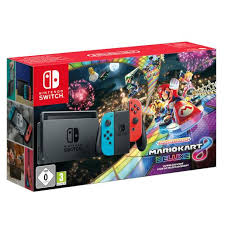 Don mario bros, clásico entre clásicos, el que no arde, rompedor de criaturas, hermano de luigi, liberador de alcantarillas, y aquí tienes esta viciosa lista excelente versión de super mario bros. Nintendo Switch Consola Azul Y Rojo Neon Con Mario Kart 8 Deluxe
