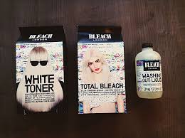 Bleach London Total Bleach Kit And White Toner Brassy Hair White Hair Ash Blonde Hair Avoid Orange Hair After Bleac Brassy Hair White Toner Bleach London