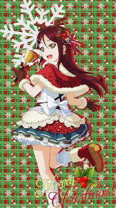 Pin By Xsachiyo On Love Live School Idol Project Anime Christmas Wallpaper Iphone Christmas Anime Love