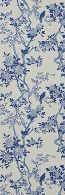 Ralph Lauren Home Through Designer S Guild Signature Century Club Wallpapers Part Number Prl048 05 Name Wallpaper Blue White Decor Oriental Decor