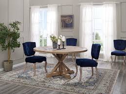Find the perfect home furnishings at hayneedle, where you can buy online while you explore our room designs and curated looks for tips, ideas & inspiration to help you along the way. Amazon Com Modway Stitch 59 Rustic Farmhouse Wood Round Kitchen And Dining Room Table Brown Furniture Decor