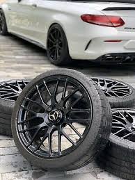 Advertisement Ebay 19 20 Inch Oem Mercedes C63 Amg Wheels Tires Set W205 Original 5x112 Mercedes C63 Amg Amg Mercedes