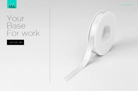 Ribbon Mock Up Brochure Design Template Mockup Branding Mockups