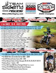 The motocross des nations (in french) is an annual team motocross race, where riders representing their country meet at what is billed as the olympics of motocross. Resume Mike Sigety Racing