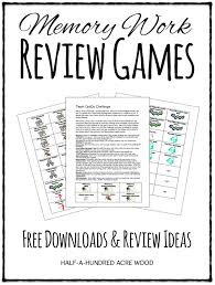 Looking for the perfect fundraising idea? Memory Work Review Games Half A Hundred Acre Wood