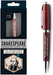 I would not be mad! William Shakespeare Stift Mit Inspirierendem Zitat To Thine Own Self Be True Literarische Geschenke Fur Autoren Leser Schauspieler Bibliothekarianer Englisch Lehrer Amazon De Burobedarf Schreibwaren