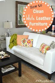 Even sturdy leather sofas can still. How To Clean White Leather Furniture White Leather Furniture White Leather Sofas White Leather Couch