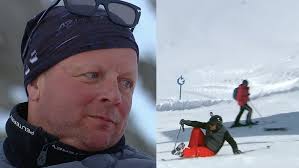 Kijkers gaan stuk om skiënde Mike in Winter vol Liefde