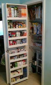 Each one has eight metal shelves, three of which are designed with stoppers that prevent tall. 48 Kitchen Pantry Ideas With Form And Function Godiygo Com Pantry Door Storage Pantry Design Pantry Door Organizer
