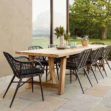 Early Settler Canterbury Teak Esstisch 3000mm Tische Outdoor Modern Outdoor Dining Teak Dining Table Wicker Patio Set