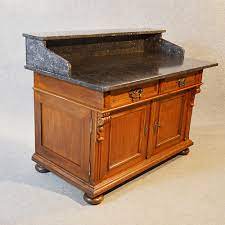 French victorian walnut semanier chest with marble top. Antique Kitchen Cabinet Walnut Marble Victorian Baking Cupboard Victorian C1900 239567 Sellingantiques Co Uk