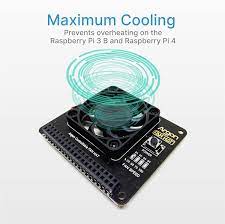 Argon Fan Hat Fur Raspberry Pi 4 Und Raspberry Pi 3 40 Mm Raspberry Pi Lufter Mit Power Taste Pwm Und Software Steuerbar Amazon De Computer Zubehor