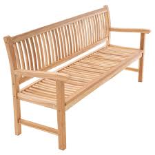 Wir empfehlen ihnen die sunyard. Divero 3 Sitzer Gartenbank Parkbank Hochwertig Massiv Teak Holz Natur 180 Cm