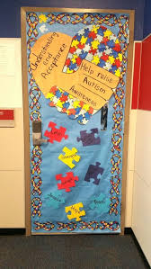 Image Result For Spring Door Decorations Classroom Autism Awareness Activities Autism Crafts Autism Activities