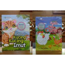Sketsa hewan anak kucing lucu. Eco Fabel Besar Buku Cerita Anak Cerita Kucing Imut Dongeng Fabel Mewarnai Binatang Hewan Shopee Indonesia