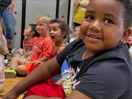 Elementary night brings a ton of excitement throughout the district!  Emerson gets pumped up with a pep rally—learning how to be a fantastic fan!  #jacketpride #emersonprimary