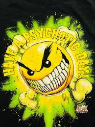 Vintage Smiley the Psychotic Button Have A Psychotic Day T-shirt Big Logo  Comic Book 90's Made in Usa Yellow Green Shirt - Etsy