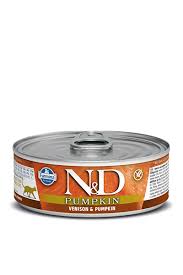 As a group, the brand has an average protein content of 46%, and average fat content of 23%, and an average carb content of 20%. Farmina Venison Pumpkin Wet Cat Food Agri Feed Pet Supply