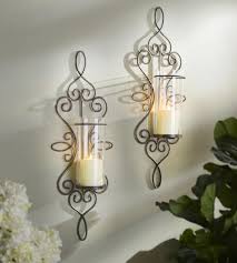 Dust with a soft, dry. Harrison Scroll Sconces Set Of 2 Iron Wall Sconces Candle Wall Sconces Wall Sconces Living Room