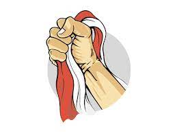 Check spelling or type a new query. Tangan Mengepal Bendera Indonesia Merah Putih Png Twibboniz