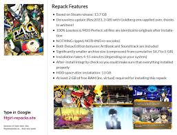 Experience the world of persona on pc in full hd. Persona 4 Golden Digital Deluxe Edition Rev 2023 Multi4 Fitgirl Repack 5 Gb Crackwatch