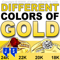 Here are 8 things you should know about gold colors: Different Colors Of Gold Jewelry Secrets