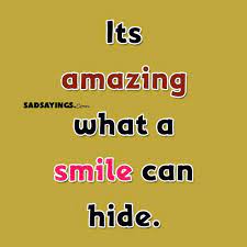Sad Sayings About Fake Smile Sadsayings Com