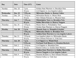 With a firm start date in place, we now sacramento kings preseason schedule, live tv/radio broadcasts, key dates for nba season. Mark Medina On Twitter Here Is Tnt S Tv Schedule For The First Half Of Nba Games This Season