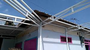 Yuk, ketahui lebih lengkap tentang pengertian besi hollow, berat besi hollow, ukuran dan harga besi hollow, serta 10 inspirasi desain pagar. Diy Kanopi Minimalis Besi Hollow Youtube