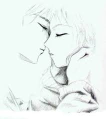 Another free manga for beginners step by step drawing video tutorial. Inspiring Things Kissing Drawing Anime Couple Kiss Anime Sketch