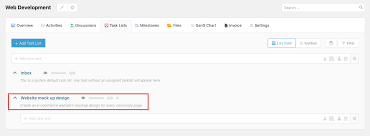 Task Lists Wedevs