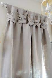 Burlap Curtain Ash Gray Burlap Wide Ruched Tabs Etsy Burlap Curtains Tab Curtains Curtains