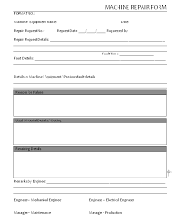 This field service report template is used to record all services performed by technicians during customer visits. Excel Maintenance Service Report Format 2