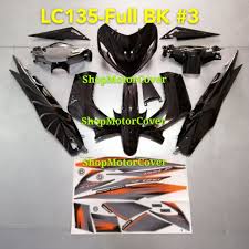 Decal sticker jupiter mx 135 shark vr 46 hitam merah senarai harga yamaha block blok racing lc135 lc 135 jupiter cukup sampai disini informasi mengenai stiker body jupiter mx 135 shark yang dapat anda simak di kesempatan ini. Buy Yamaha Lc135 V1 Body Cover Set Full Black With Sticker 4 Hld Made In Malaysia Yamaha Lc135 V1 Lcv1 Lc Seetracker Malaysia